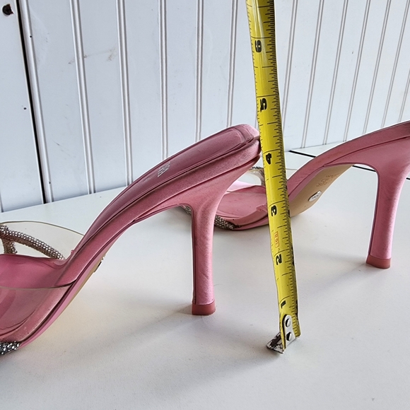 Zara Pink High Heel Slippers Women Heeled Sandals Woman Heels Sz 42 US Size 11 - Picture 7 of 10
